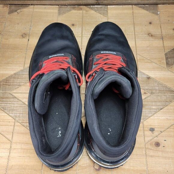 Wolverine Conquer Ultraspring Hiking Boots Men's Mid Black Waterproof - US 13M - Picture 10 of 11